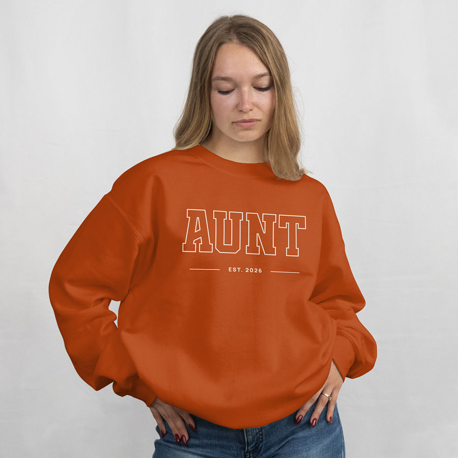 AUNT EST. 2026 Sweatshirt / Hoodie